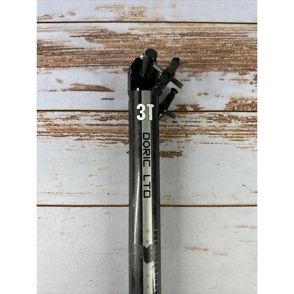 3T Doric LTD Carbon Seatpost 31.6 x 350mm 0mm Setback Road Gravel Bike MTB Used